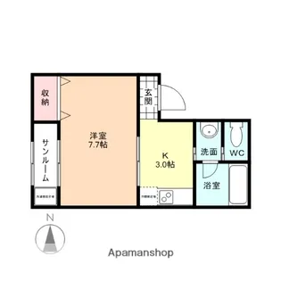 セントラルハウス五福【1階】の間取り