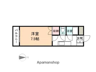 メゾンルミネス【3階】の間取り