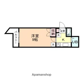 イナリハイツ【3階】の間取り