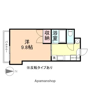 セシルガーデン【106号室】の間取り