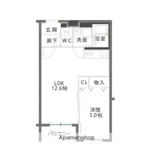 HEARTFUL MANSION IRIS【2階】の間取り