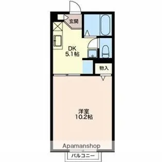 ディアコート願海寺【2階】の間取り
