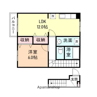 シルエーラ・あきのⅡ【2階】の間取り