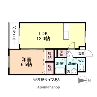 ドリーム・イースト D棟【2階】の間取り