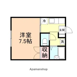 メゾンウィズ【103号室】の間取り
