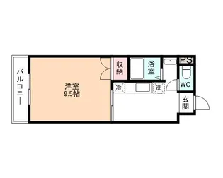 グリーンヒルズ2号館【3階】の間取り