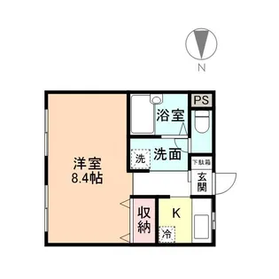メゾンシューベール【1階】の間取り