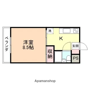エンゼルハイツ【203号室】の間取り