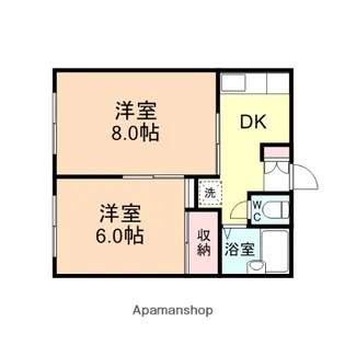 ユートピアトトロハイム【1階】の間取り