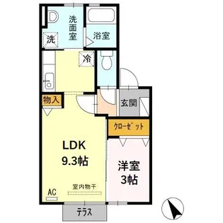 HOUSEたんぽぽ【1階】の間取り