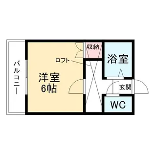 パレス大泉【204号室】の間取り