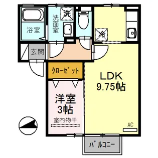 ステラ本郷【1階】の間取り