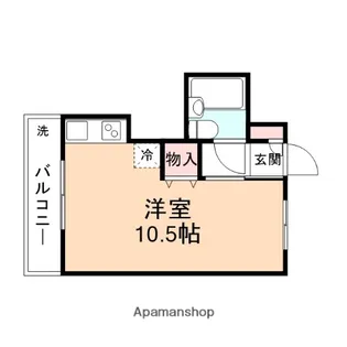 ヒーロー【4階】の間取り