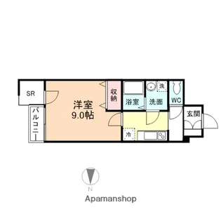 センチュリーハイツ奥田【1階】の間取り