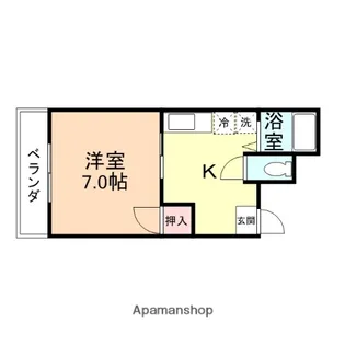 クリーンハイツBE−1【1階】の間取り