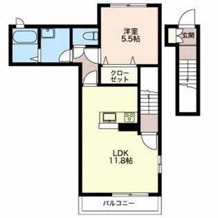 セント フィールド【2階】の間取り