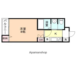 ヒルズソシア館【1階】の間取り