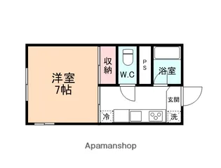 サンシャイン金泉寺【1階】の間取り