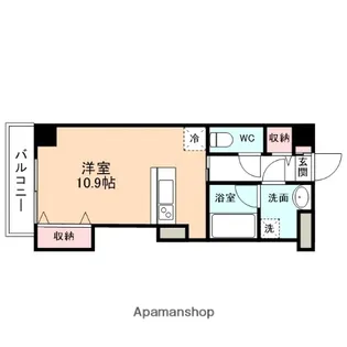 サンライズ五福公園【3階】の間取り