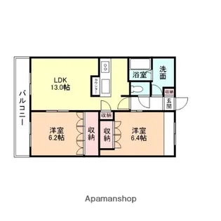 MT.VIEW大久保【2階】の間取り