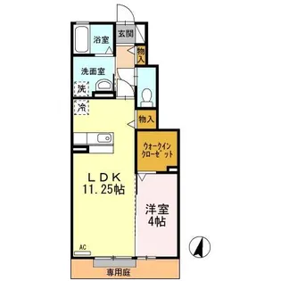 ジュネス藤木【1階】の間取り