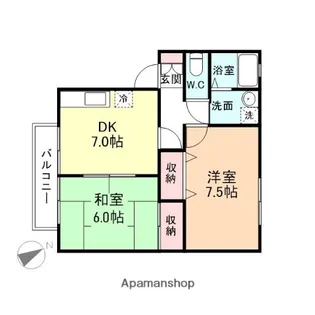 コンフォート・レジデンスⅡ【202号室】の間取り