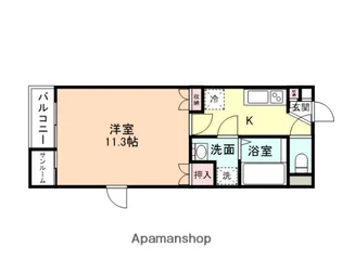 WISH AK【2階】の間取り