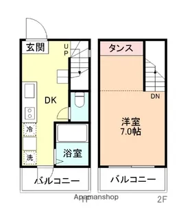 アイビー五福【2階】の間取り