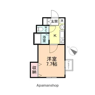 スカイパレス五福【302号室】の間取り