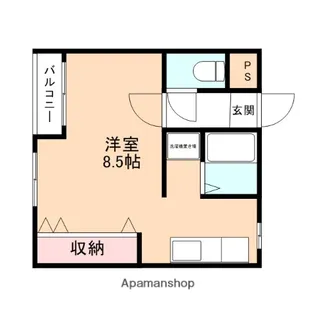 エムワン【202号室】の間取り