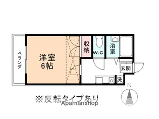 シティハイツ黒瀬【2階】の間取り