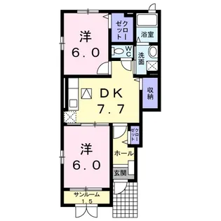 I・T I棟【1階】の間取り