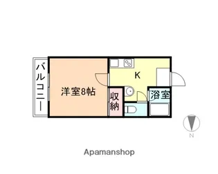 多賀マンション【105号室】の間取り