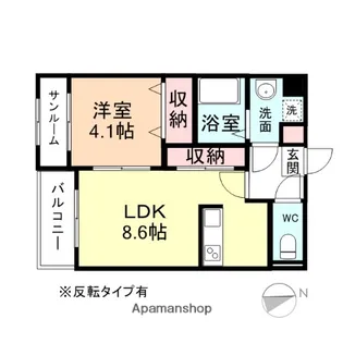 エタンセル【1階】の間取り