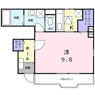ヴィラ・グランツ【1階】の間取り