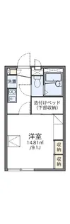 レオパレス小杉南【105号室】の間取り