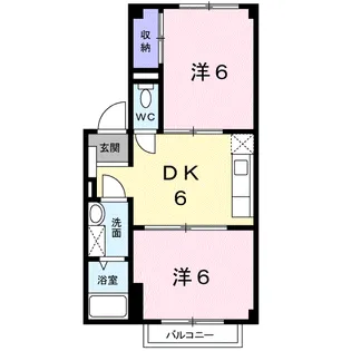 リブアライフ花梨【1階】の間取り