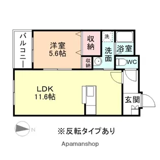 COMFORTIA【1階】の間取り
