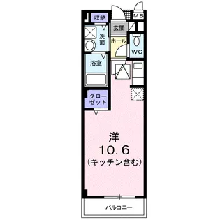 テラス呉羽【1階】の間取り