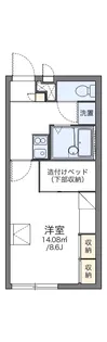 レオパレスコーディアル【201号室】の間取り