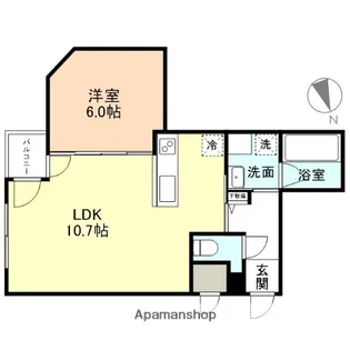 グランドステージ富山【7階】の間取り