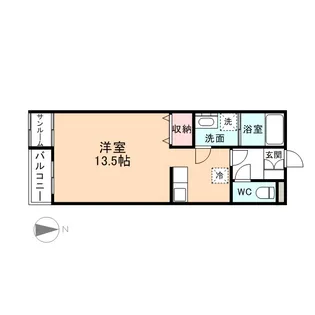 PLAZA新園町【4階】の間取り