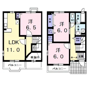 ル・シエル【1階】の間取り