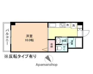 グランドハイツ日本海【507号室】の間取り