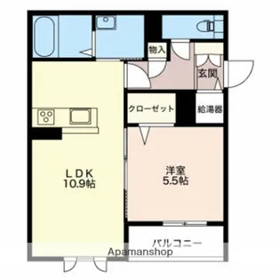 クレストTKB【2階】の間取り