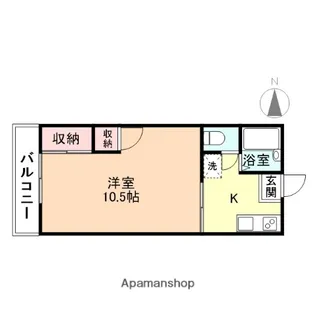 ジョイハウスA−1【2階】の間取り