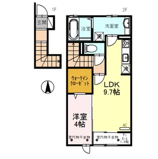 GRAND DONNER(グラン ドゥネ)【2階】の間取り