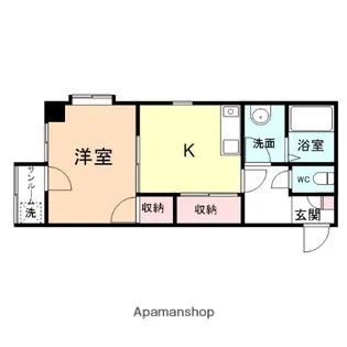 グランデ大山【4階】の間取り
