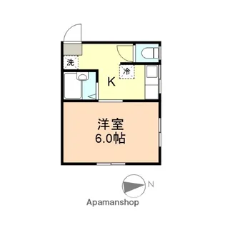 RETRO FUJINOKI【102号室】の間取り