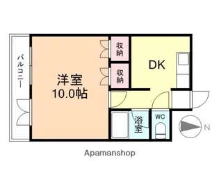 コーエイハイツ【2階】の間取り
